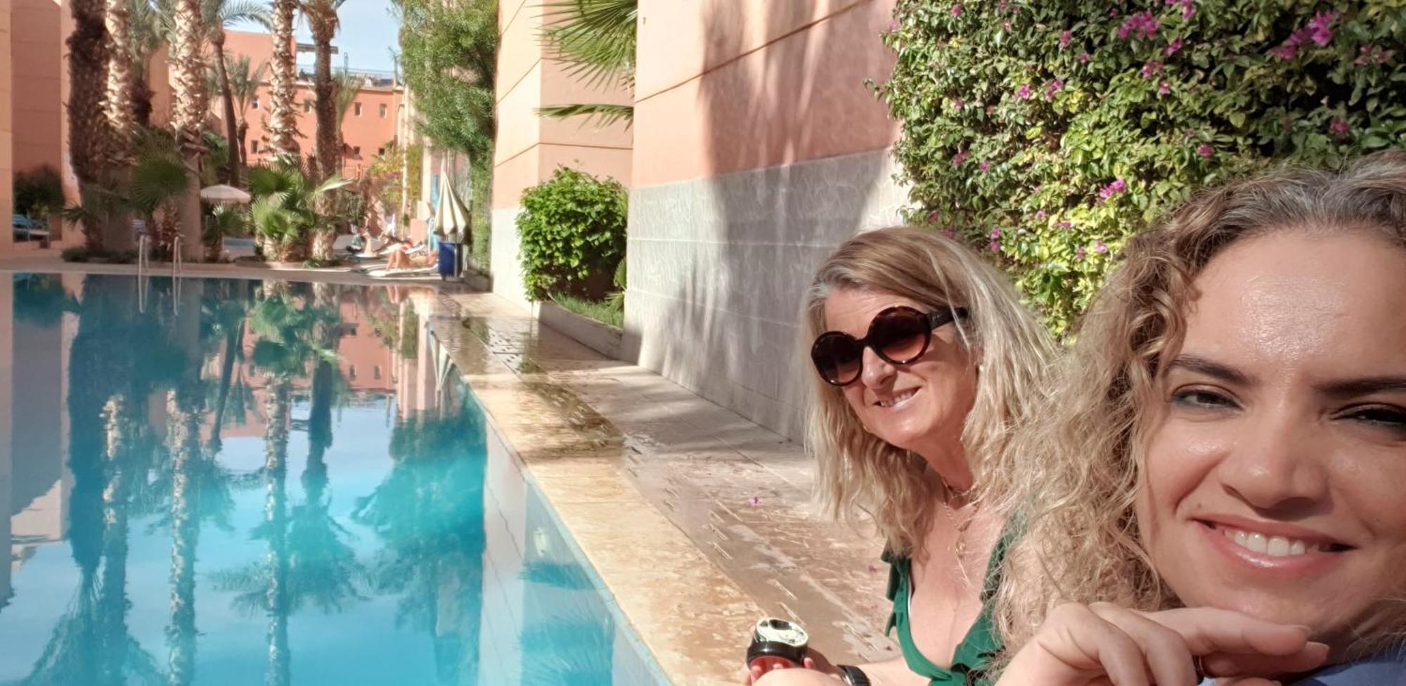 Riad Ramona Lqariya Seyaheya Marrakesh Exteriör bild