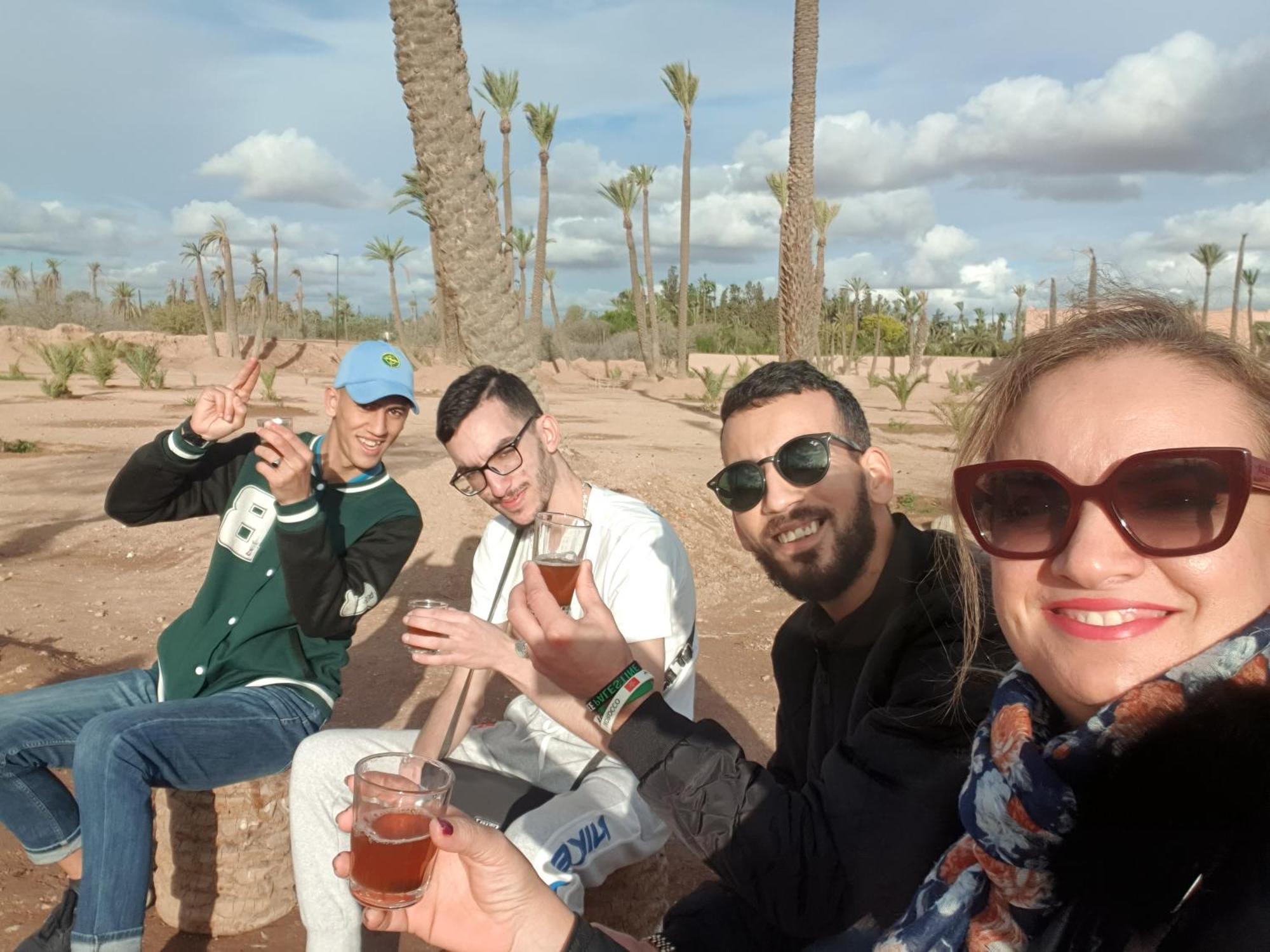 Riad Ramona Lqariya Seyaheya Marrakesh Rum bild